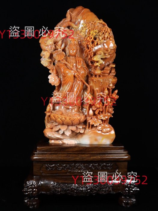 回流珍品壽山石雕刻人物擺件觀雕工精湛，神態自若，石質堅硬， 古玩