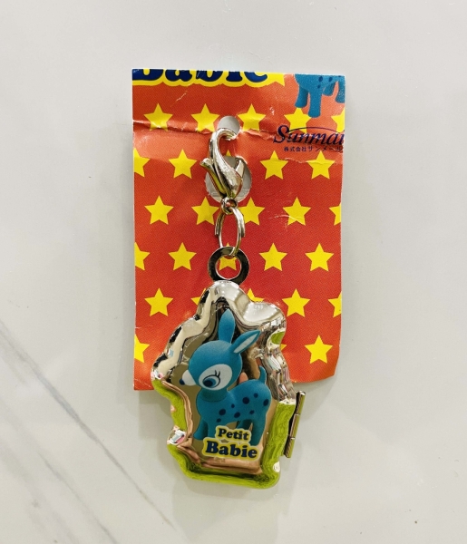 【震撼精品百貨】Petit Babie 斑比鹿~日本 斑比鹿拉鍊扣 拉扣-藍*46342