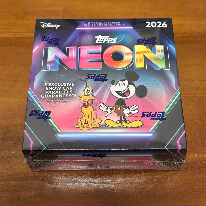 [現貨] 2025 Topps Disney Neon Mega Box 全新未拆盒卡 拚 稀有角色 or 簽名卡 1/1 | Yahoo拍賣