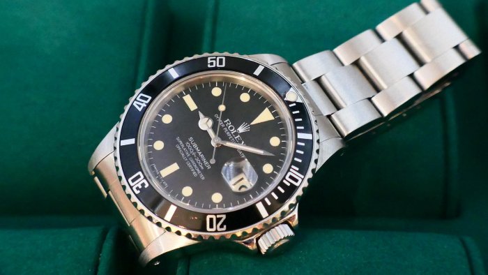 【美好時光】膏藥面黑水鬼1982年份ROLEX勞力士16800超美品 ( 1680 5513 16800 1665 參考）