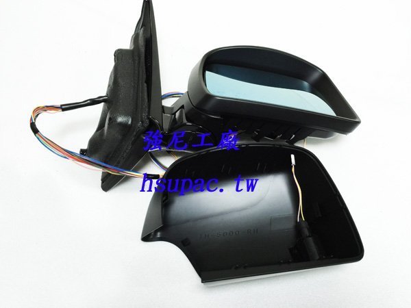 ☆☆☆強尼工廠☆☆☆全新BMW 寶馬 X5 系列 E53 99-07年 副廠 14線 後視鏡