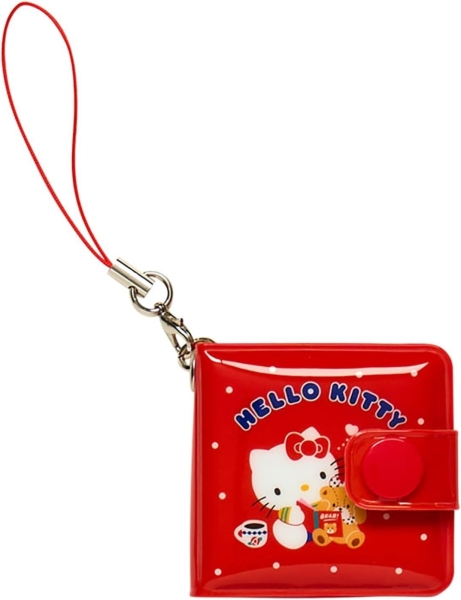 asdfkitty*KITTY 迷你商店 迷你隨身鏡子附掛繩 化妝鏡 吊飾 掛飾-日本正版商品