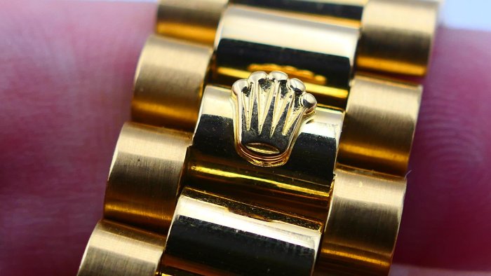 【美好時光】罕見逸品！ROLEX勞力士18038專用原裝總統帶55錶耳！未翻修原始狀態可過RSC