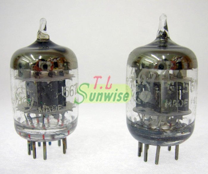 中國 6N3 升級管︽NO:5609 美國GE 5670 真空管( 2C51 ; 396A ; 6H3n