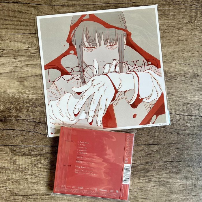 Aimer Deep down 初回動畫版封面限量盤日版CD+DVD TVアニメ