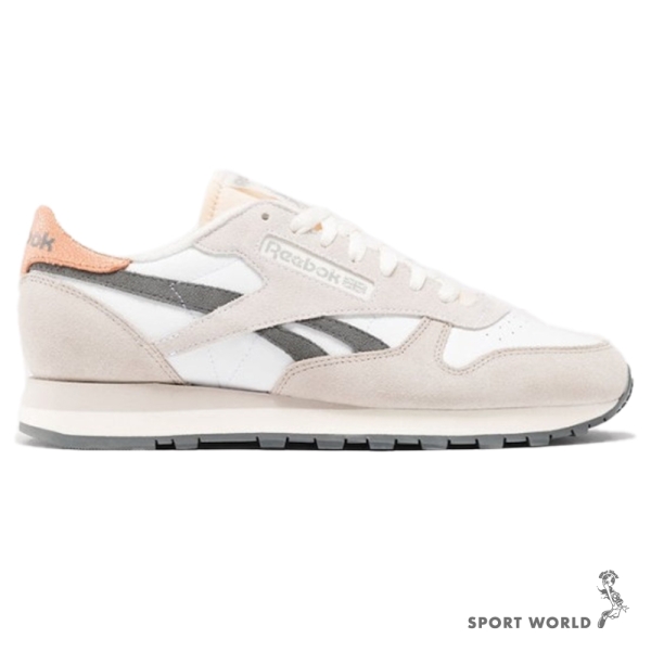 Reebok 休閒鞋 男鞋 女鞋 麂皮 皮革 Classic Leather 灰【運動世界】100201109