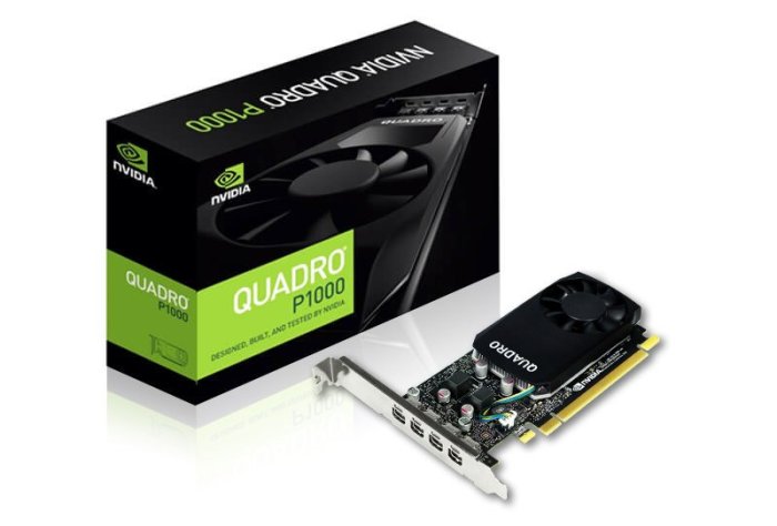 【前衛】麗臺 NVIDIA Quadro P1000 4GB GDDR5 PCI-E 工作站繪圖卡(MDP-DP)