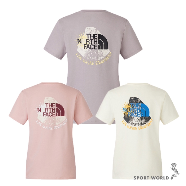The North Face 北面 排汗短袖上衣 女裝 印花【運動世界】NF0A8D7N1OA/NF0A8D7NLK6/NF0A8D7NQLI