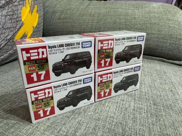 超美黑魂 初回限定 市面已售完 四組一起賣 tomica Toyota land cruiser 250 No.17 陸地巡航艦～
