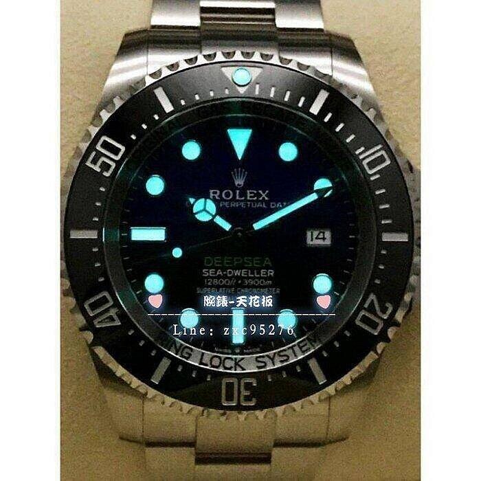 jian  勞力士 Rolex漸變藍水鬼王藍水鬼116660 Deepsea D-blue 男士精鋼手腕錶