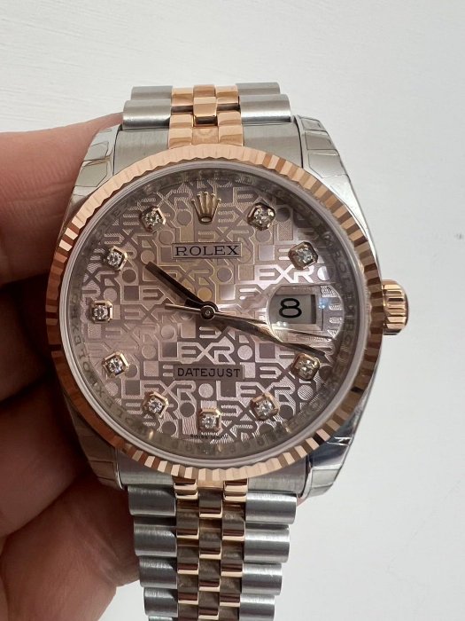 Rolex勞力士116231（電腦面10鑽玫瑰金）（暫預訂）