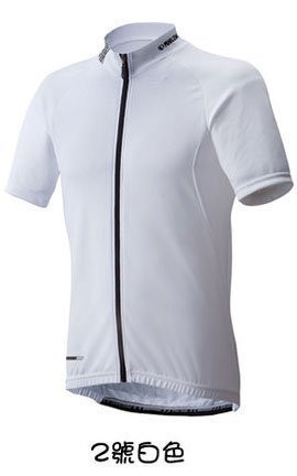 2015全新PEARL iZUMi PI-600-B UPF50+抗UV防曬 機能簡約款短袖車衣 白色 現貨XL號