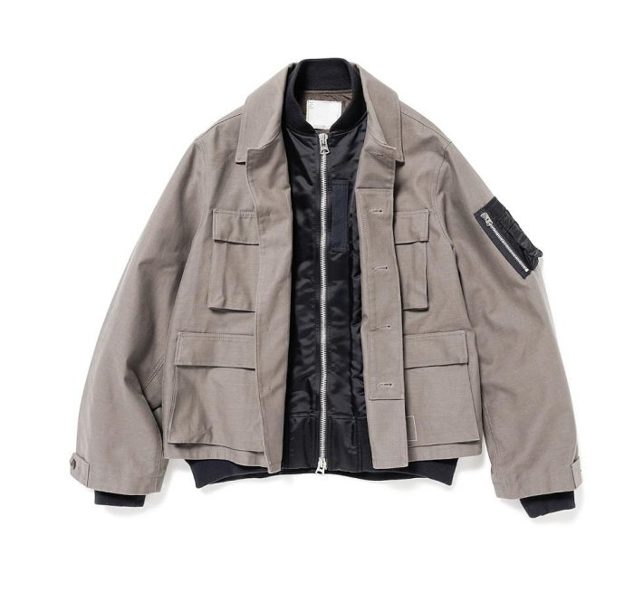 WTAPS Cotton Back Satin Jacket 02 / JACKET / COTTON. BACK SATIN