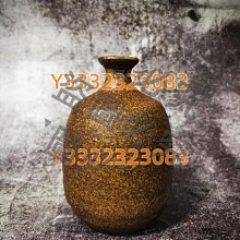 人間國寶】日本備前燒德利花入伊勢崎淳柴燒酒壺花瓶日本備前燒人間國