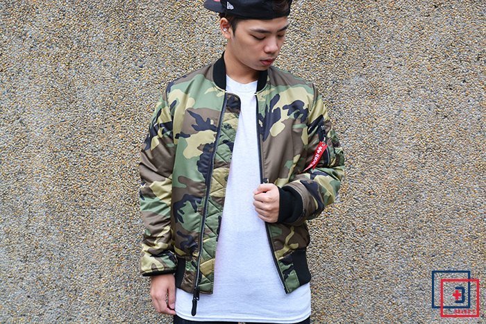 【Brand T】日版 ALPHA INDUSTRIES MA-1 TIGHT版*迷彩*合身窄版*空軍外套*飛行外套