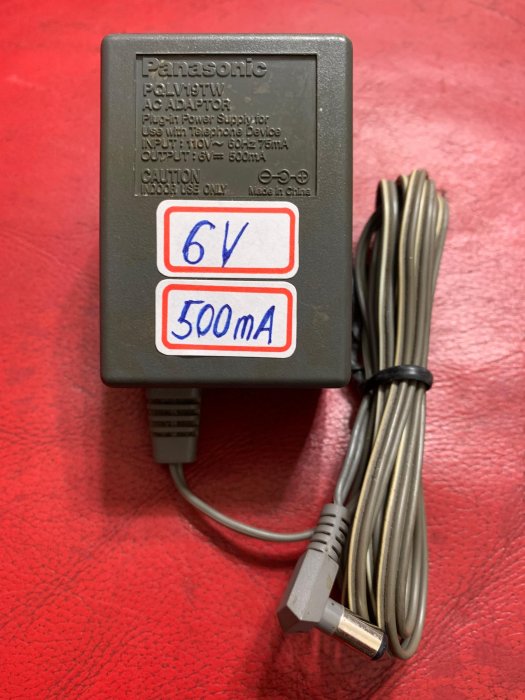 國際牌原廠6V充電器/變壓器/整流器