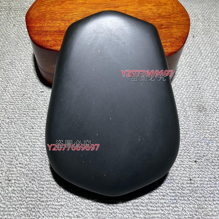 【まりちゃん】　 ◆歙州天成硯板（特大12吋極品／金暈金星金輪・水波眉紋） 水坑 歙州 金星金暈板硯 9.6インチ - 書道用具専門店 西本皆文堂