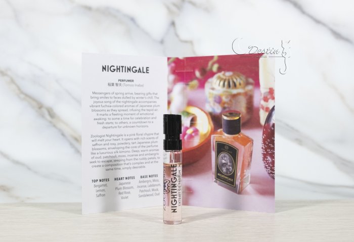 Zoologist 動物學家夜鶯Nightingale 全新試管香水可噴式