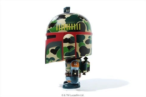 日貨代購CITY】 BAPE STAR WARS ABC CAMO BOBA FETT 星戰波巴費特公仔