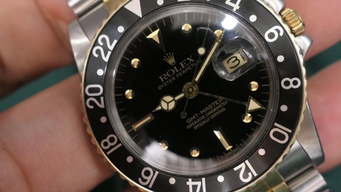 【美好時光】極品鉚釘面五珠帶版本1979年份ROLEX勞力士16753 nipple dial ( 1675 16750 參考）