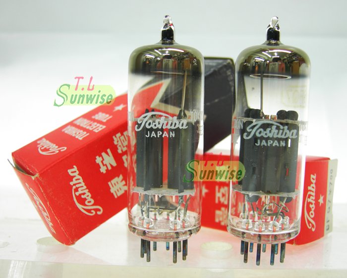 6FQ7 ︽NO:67004 日本東芝Toshiba 6FQ7 (NIB) 真空管( 6CG7 ; 6240G