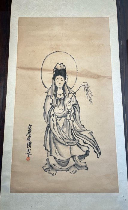 齊白石-觀音大士