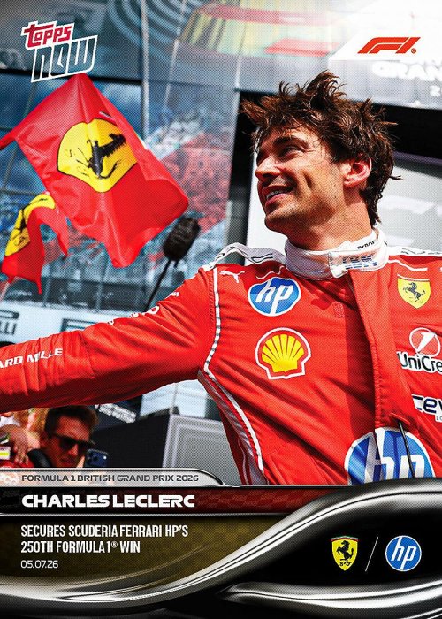 [預購普卡] 勒克萊爾銀石首勝 Charles Leclerc - 2026 Formula 1® Topps NOW® - Card 44