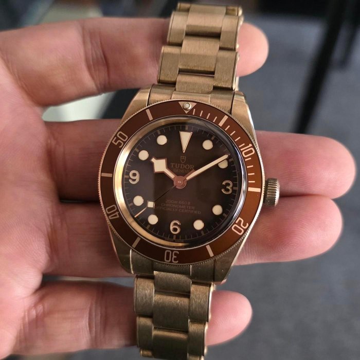 【個人藏錶】 TUDOR 帝舵 79012M 全錶青銅材質 200米防水 自動上鍊機械錶 39mm 台南二手錶