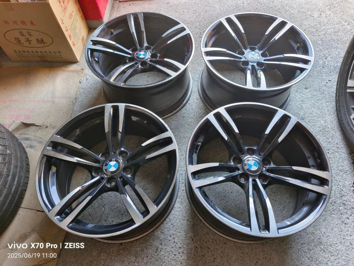 BMW F80 F82 F87 M3 M3 M4 原廠437M 19吋鍛造前後配鋁圈. F10 F11 F01 F02 F25 F26..適用
