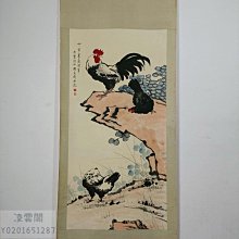 悲鴻 雞 JP102【徐悲鴻】雞,精品四尺中堂純手繪作品| Yahoo拍賣