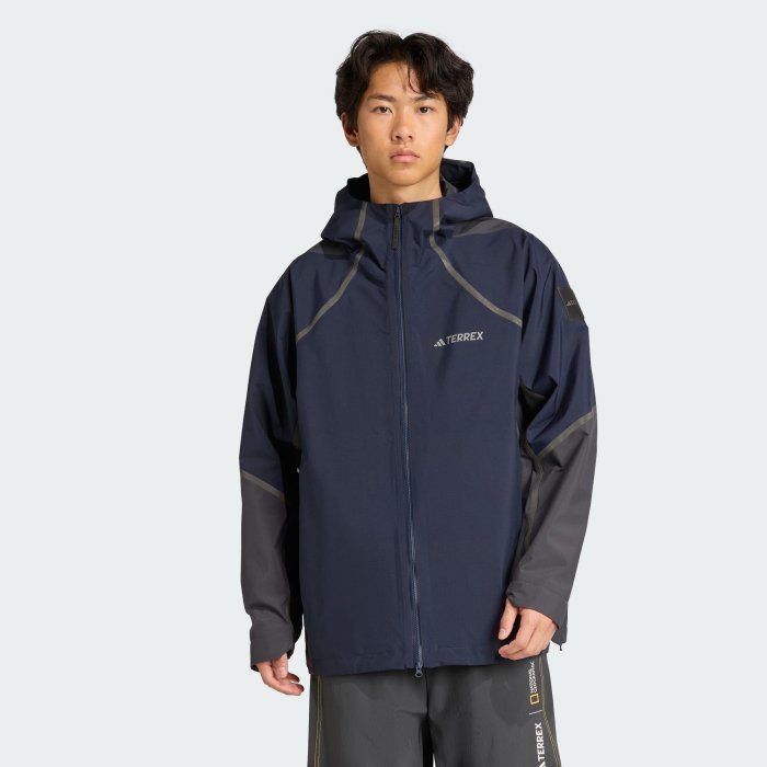 限時特價 南🔥2026 1月 ADIDAS 連帽外套 TERREX 運動 休閒 男款 藍 KC2343