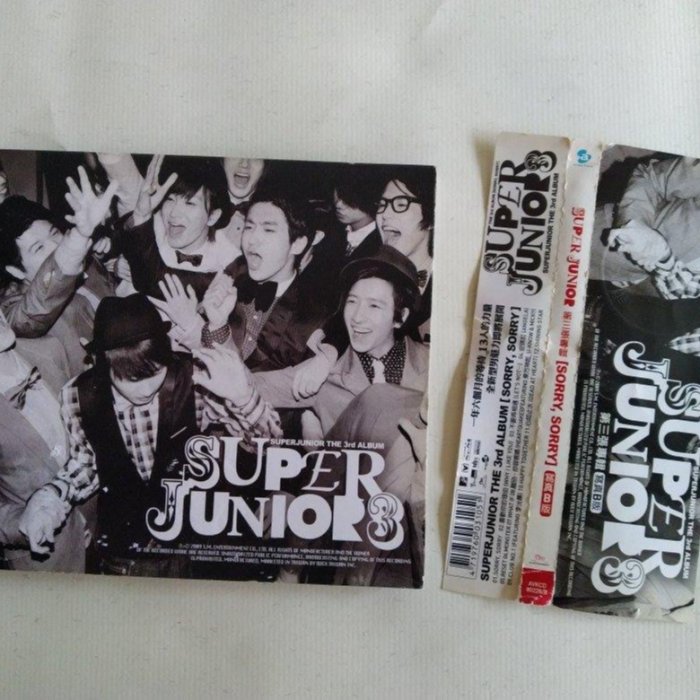 Super Junior Sorry,Sorry 台湾盤限定 大判カード B Super Junior Sorry,Sorry 台湾盤限定 大判カード B Super Junior