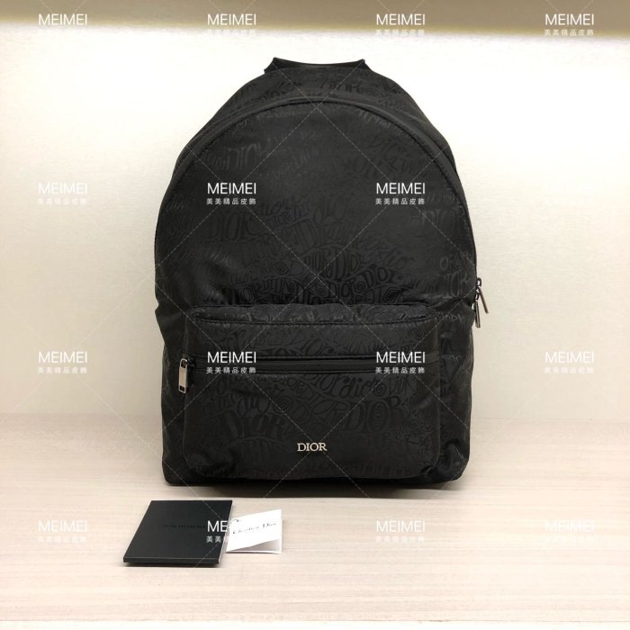 30年老店 預購 限量 DIOR AND SHAWN Ride STUSSY 聯名款 尼龍 後背包  黑色