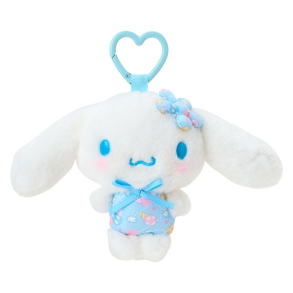 小禮堂 【限購排單不保單】Sanrio 三麗鷗 大耳狗 絨毛玩偶吊飾 (小碎花棉布風格)