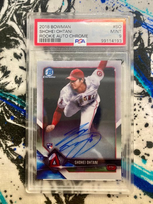 PSA9] Shohei Ohtani 大谷翔平 RC 2018 Topps Chrome #HMT1 トップス