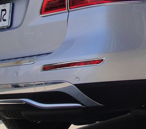 ~圓夢工廠~ Benz 賓士 2011-on W166 ML350 ML250 鍍鉻後反光片框 後霧燈框 後保桿燈框