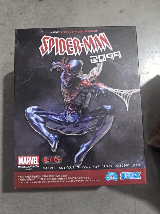 SEGA世嘉MARVEL蜘蛛俠2099景品手辦，日版全新未開封限量收藏 2099蜘蛛俠 手辦 景品