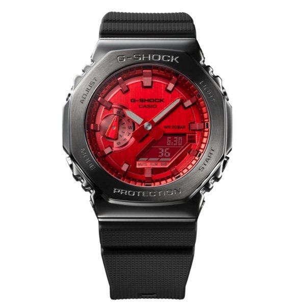 臺灣CASIO手錶公司貨G-SHOCK八角形 GM-2100B-4A~GA-2110