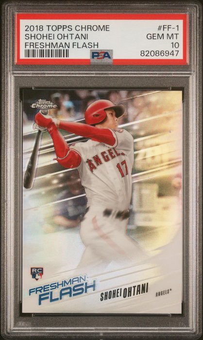 希少 大谷翔平 2018 Topps Chrome #HMT32 ピンク RC 希少 大谷翔平