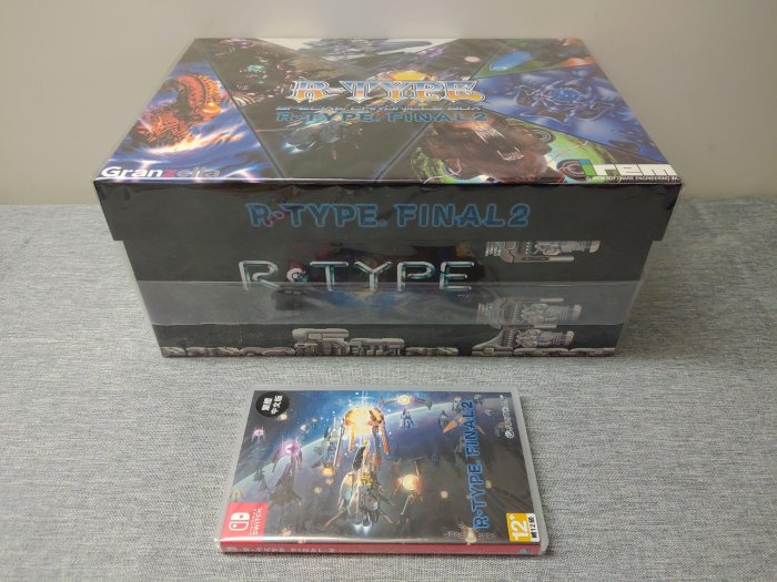 NS R-TYPE FINAL2 SPECIAL CHRONICLE BOX 遊戲T恤口罩街機圖卡貼紙CD