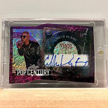 2026 Leaf 1/1 納西法德 特殊切割造型 紫亮親筆簽名卡 值得收藏 Pop Century Gillie da King 吉利達金