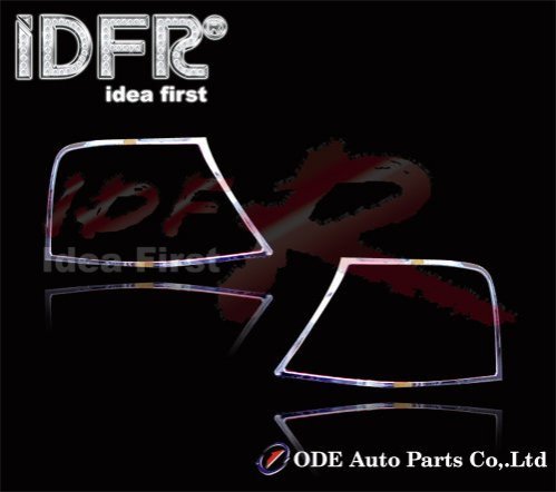IDFR-汽車精品 VW 福斯 GOLF 4 鍍鉻後燈框 後燈飾框