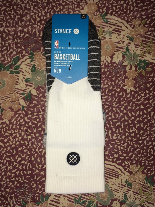 現貨 NBA Stance 559 Solid Crew 球員版 白色中筒襪 Nike KOBE LEBRON JORDAN elite