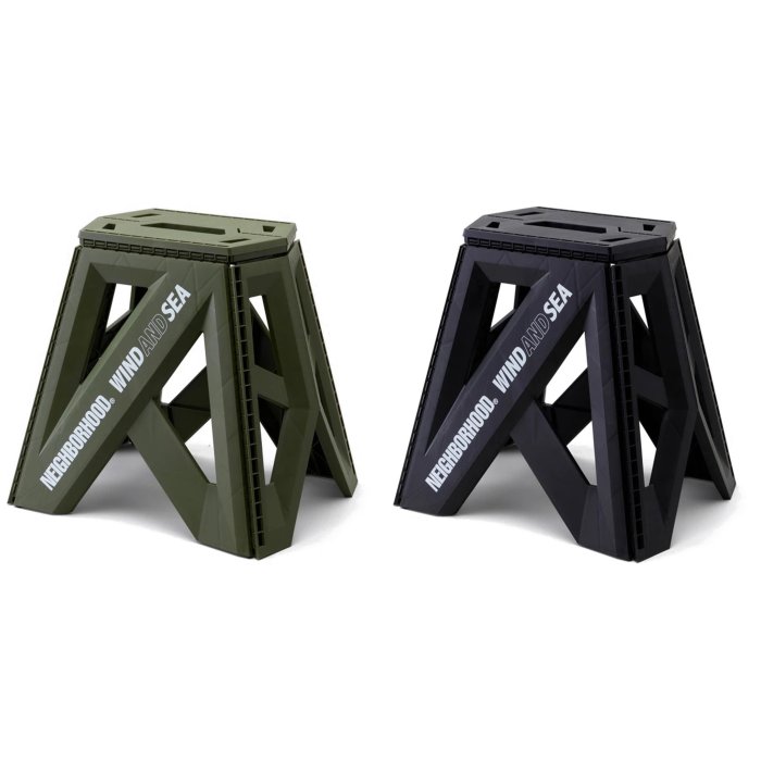 スツール neighborhood NHWDS / P-STEPSTOOL OLIVE 希望商店】NEIGHBORHOOD NHWDS / P-STEPSTOOL 21SS SEA 攜帶摺疊