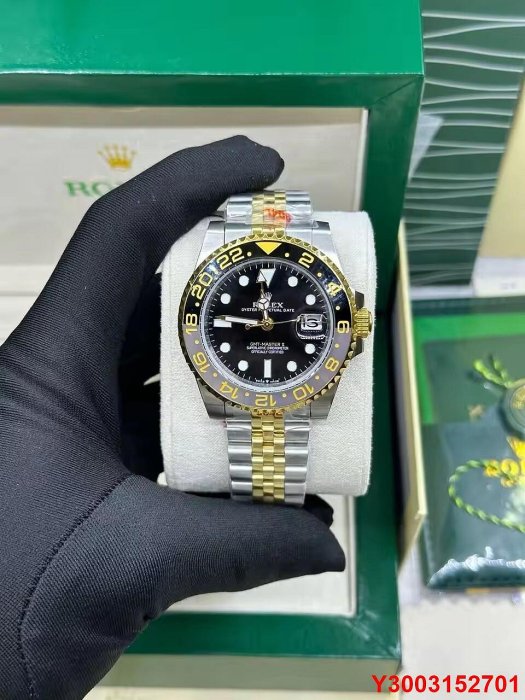 勞力士間皮蛋圈格林尼型126713黑灰  今天為大家帶來一枚勞力士格林尼系列型號126713精