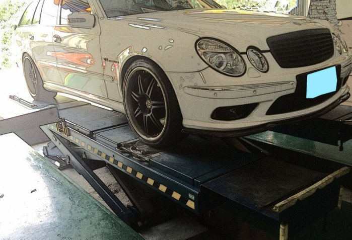 全車霸 Benz W211 wagon 五門 原廠氣壓 倒插可調避震器 E55 E500 E350 E320 免換下支臂