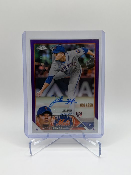 千賀滉大 2023 topps chrome refractor auto kodai senga /499