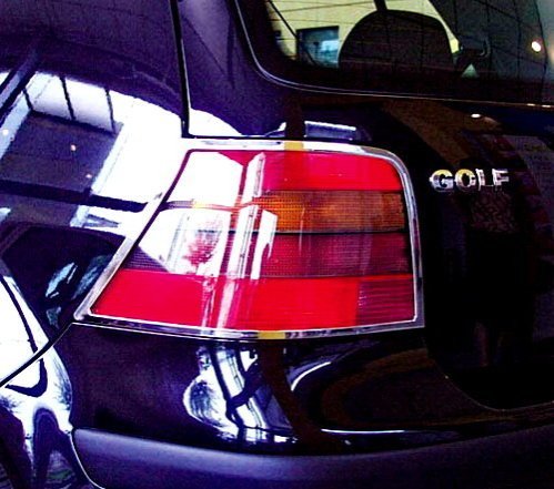 IDFR-汽車精品 VW 福斯 GOLF 4 鍍鉻後燈框
