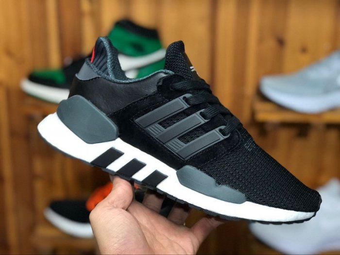 B37520 Eqt Support 91/18 Black White Adidas Performance EQT