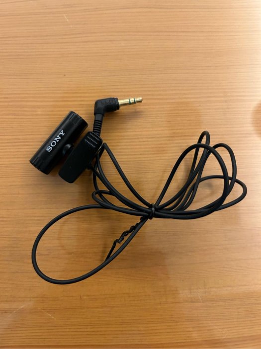 【晶晶雜貨店】全新閒置品 SONY 索尼 夾麥 輕便型 立體 麥克風 小蜜蜂 新版塑膠夾子
